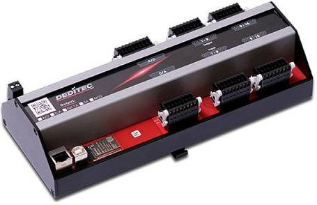 Deditec BS-Modul BSW-AD16-DA4-OR16 mit 16 analogen Eingängen, WiFi, Ethernet und USB in Grau - Bild 1
