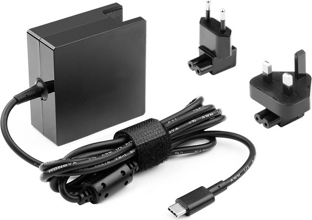 CoreParts MBXLE-AC0016 Netzteil und Spannungsumwandler für Indoor mit 65 W und USB-C Anschluss in Schwarz - Bild 1
