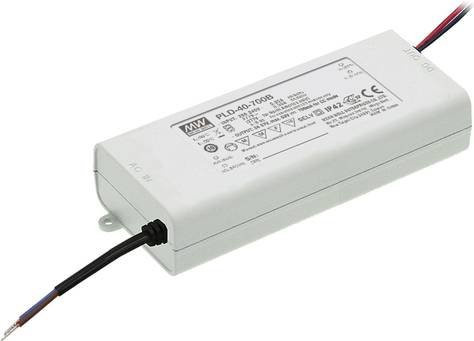 Mean Well PLD-40-1050B LED-Treiber Konstantstrom 40W 1.05A 22 - 38 V/DC weiß - Bild 1