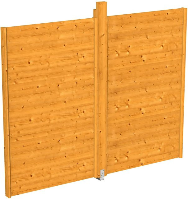 Skan Holz Wand für Pavillon Toulouse aus Fichte in Eiche Hell und Beige, B: 270 cm, H: 209 cm - Bild 1