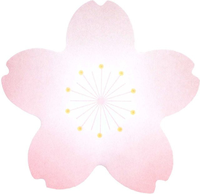 Rico Design Paper Poetry Haftnotizen Kirschblüte rosa-weiß, 50 Blatt, B: 8,0 cm x H: 7,6 cm - Bild 1