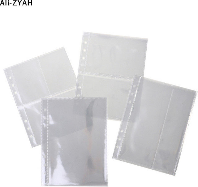 ZYAH 10er Packung A5 Fotoalbum Nachfülltaschen aus transparentem Kunststoff - Bild 1