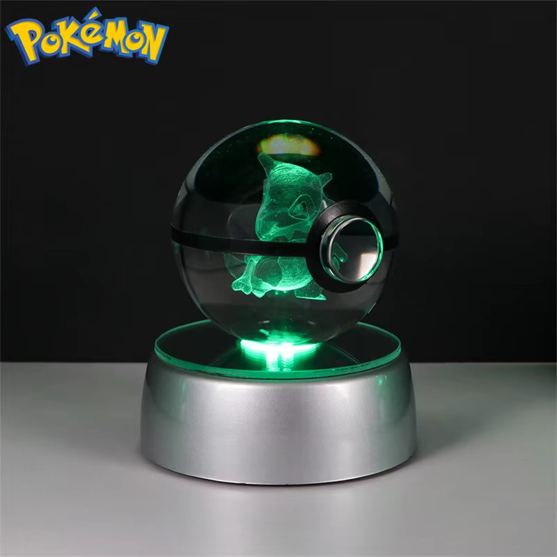 TAKARA TOMY Pokémon 3D Kristallkugel Figur, mit LED-Lichtbasis - Bild 2