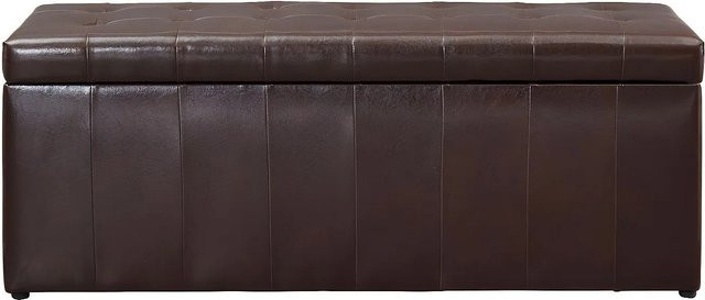 Sitzbank Concierto von Vente-unique in Schokobraun, Breite: 130 cm - Bild 1