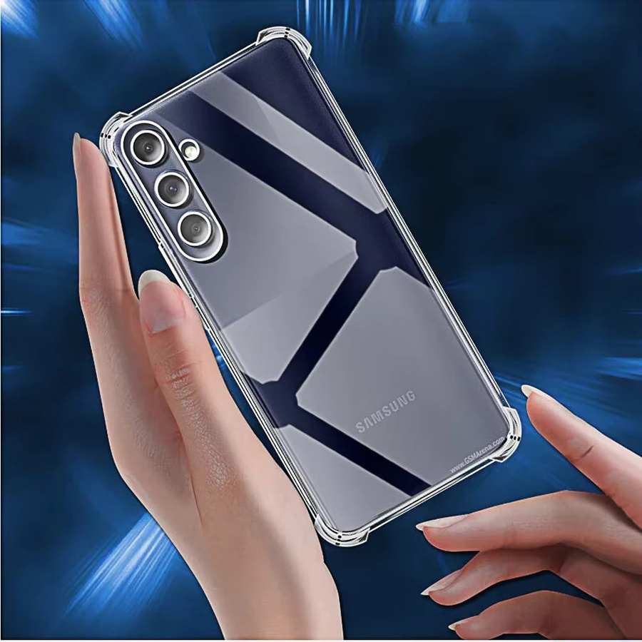 Stoßfeste Silikon Handyhülle für Samsung Galaxy M54 M34 M14 M04 M53 M23 M13 5G/4G in Transparent - Bild 5