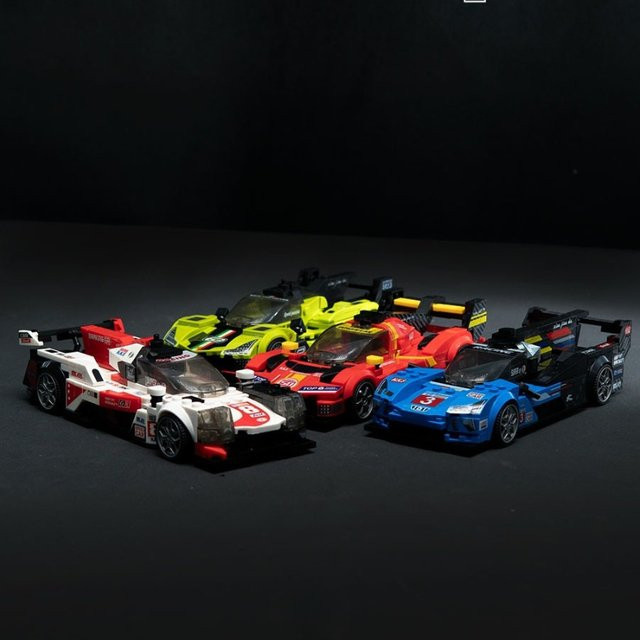 Acht Grid Auto Le Mans Sport Auto, Bausteine, ab 6 Jahren - Bild 1