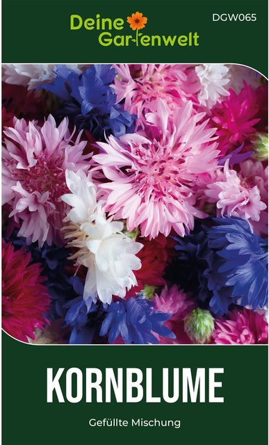 Deine Gartenwelt Kornblumen Samen Mischung Mehrfarbig für Frühling und Sommer - Bild 1
