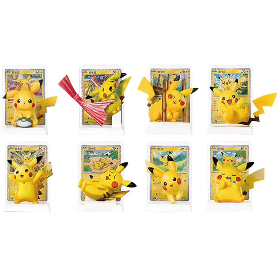 Pokémon Pikachu-Figurenset, Sammel-Booster-Pack Box - Bild 2