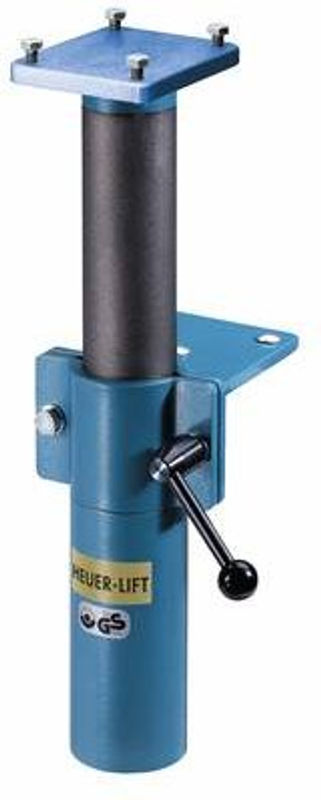Heuer Höhenverstellgerät Lift für Parallelschraubstock stufenlos verstellbar um 200 mm in Blau - Bild 2