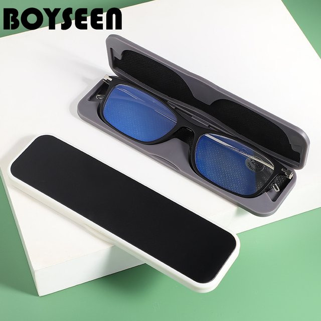 BOYSEEN Lesebrille Herren, Vollrand, rechteckig, Kunststoff - Bild 1