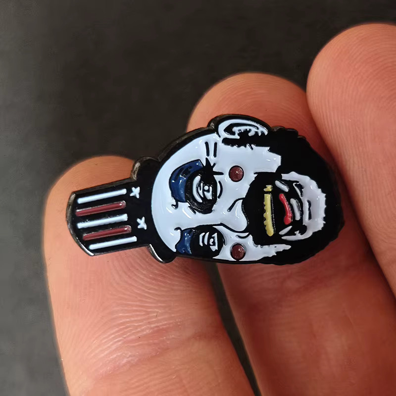Anstecknadel Totenkopf Emaille, Bunt, Damen - Bild 2