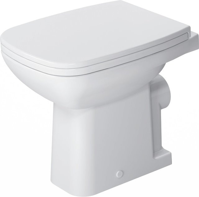 Duravit Stand-WC D-Code in Weiß, Keramik, B/T: 48,0 x 35,0 cm - Bild 1