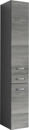HELD MÖBEL Seitenschrank Bologna in Eiche Optik, Grau/Mehrfarbig, B/H/T: 30 x 180 x 35 cm - Bild 1