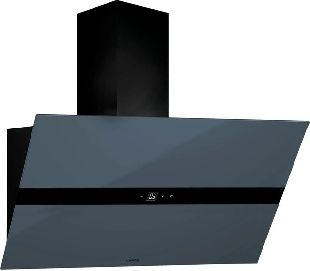 Klarstein WiFusion Dunstabzugshaube mit WiFi App-Steuerung, LED-Display, 690 m³/h, Energieeffizienzklasse A++, Dunkelgrau/Schwarz - Bild 1