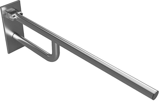 Brillantbad BELP Stützklappgriff aus Edelstahl gebürstet in Silber, B/T/H: 10,0 x 25,0 x 85,0 cm - Bild 1