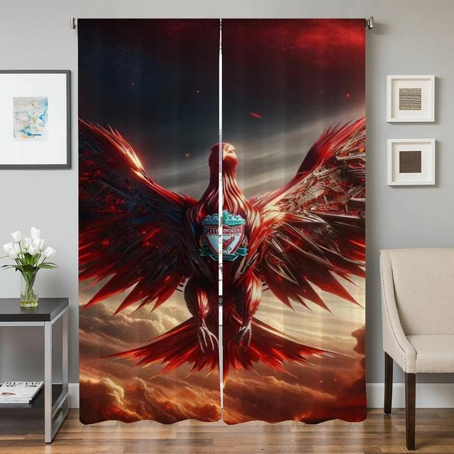 2er-Set Verdunkelungsvorhänge für Wohnzimmer und Schlafzimmer, moderne Vorhangpaneele in Multicolour, Breite: 86 cm, Höhe: 183 cm - Bild 1