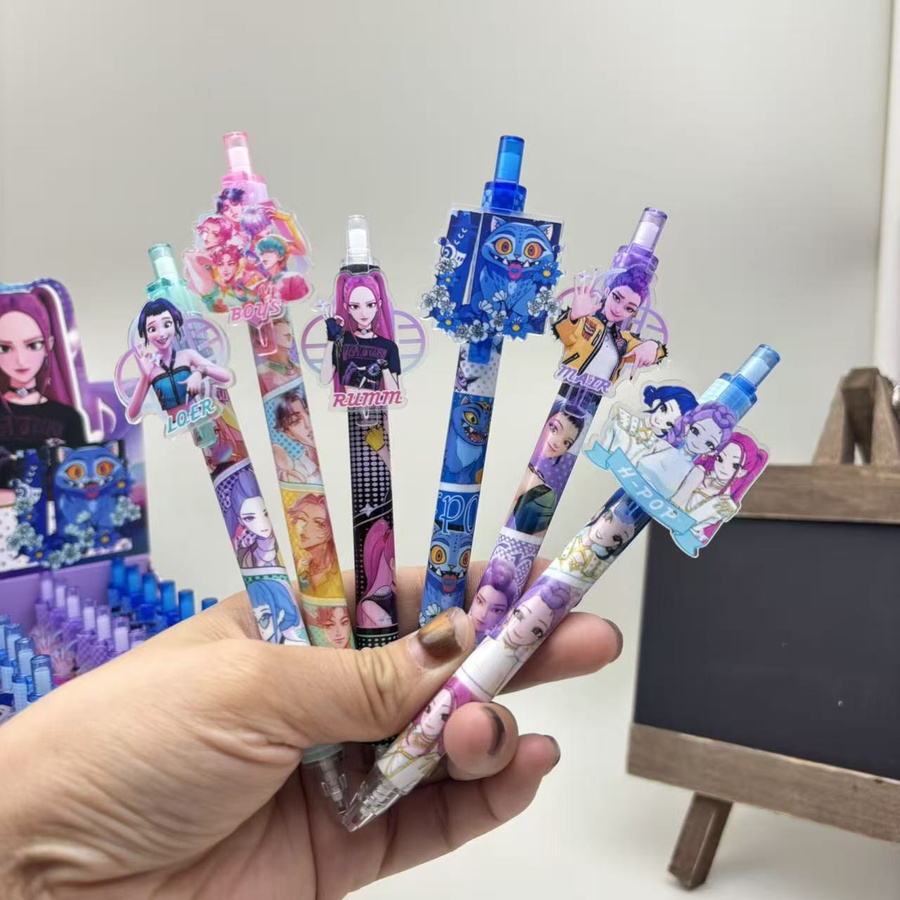 Yiran toy 1 Dämonenjäger KPOP Acryl-Patch Gelstift mit schwarzer Mine 0,5 mm - Bild 2