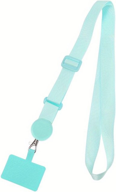 XYKK01 Universal Handy-Lanyard mit verstellbarem Halsseil für iPhone, Xiaomi und Samsung in Aero Blau - Bild 1