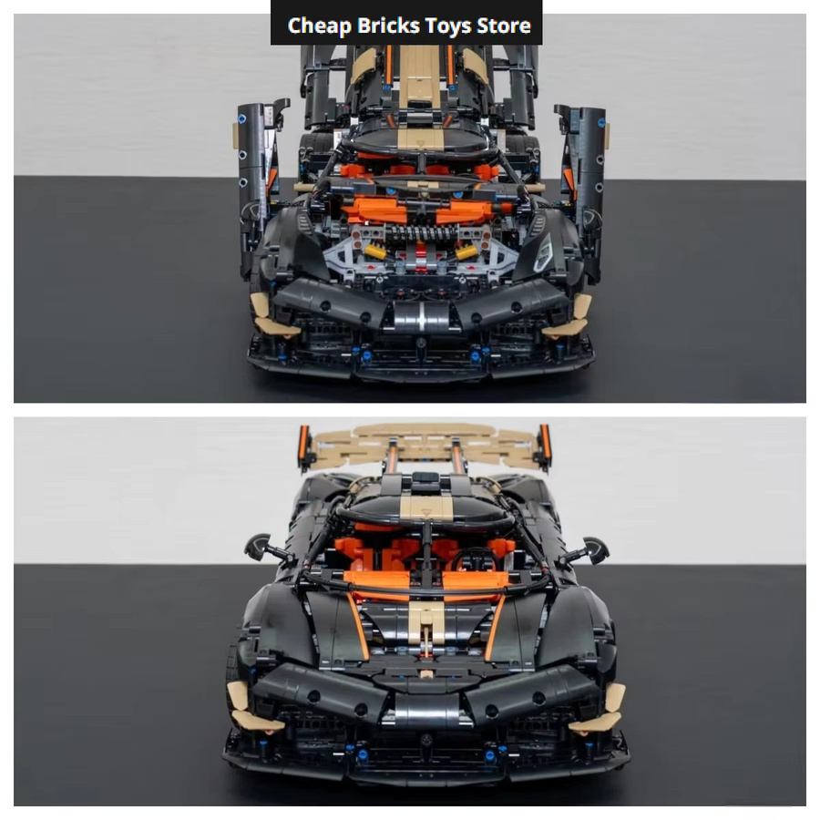 Hot Toys V8 Rennwagen Supersportwagen Hypercar, Spielzeug-Bausteine, 4104 Teile, 18+ - Bild 2