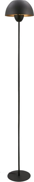 Brilo Stehleuchte Gryde in Schwarz mit Fußtaster, moderne Metall-Stehlampe für Wohnzimmer, Schlafzimmer und Arbeitszimmer, B/T/H: 25 x 25 x 155,5 cm - Bild 1