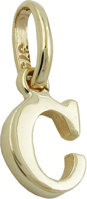 Paolo Renzo Buchstabenanhänger, 375 Gold, 8x6,5mm, Unisex - Bild 1