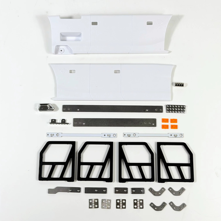 Tamiya Scania 770S 4x4 Seitenschweller-Kit mit Lichtern, 1:14, Zubehör - Bild 2