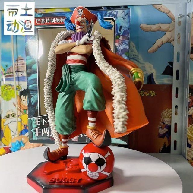Bandai One Piece Anime Figur Clown Buggy als PVC Statue, Höhe: 26 cm, Multicolor - Bild 1