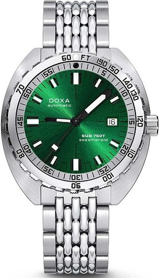 Doxa Armbanduhr SUB750T Sea Emerald, Automatik, Edelstahl, Grün, 45 mm, Herren - Bild 1
