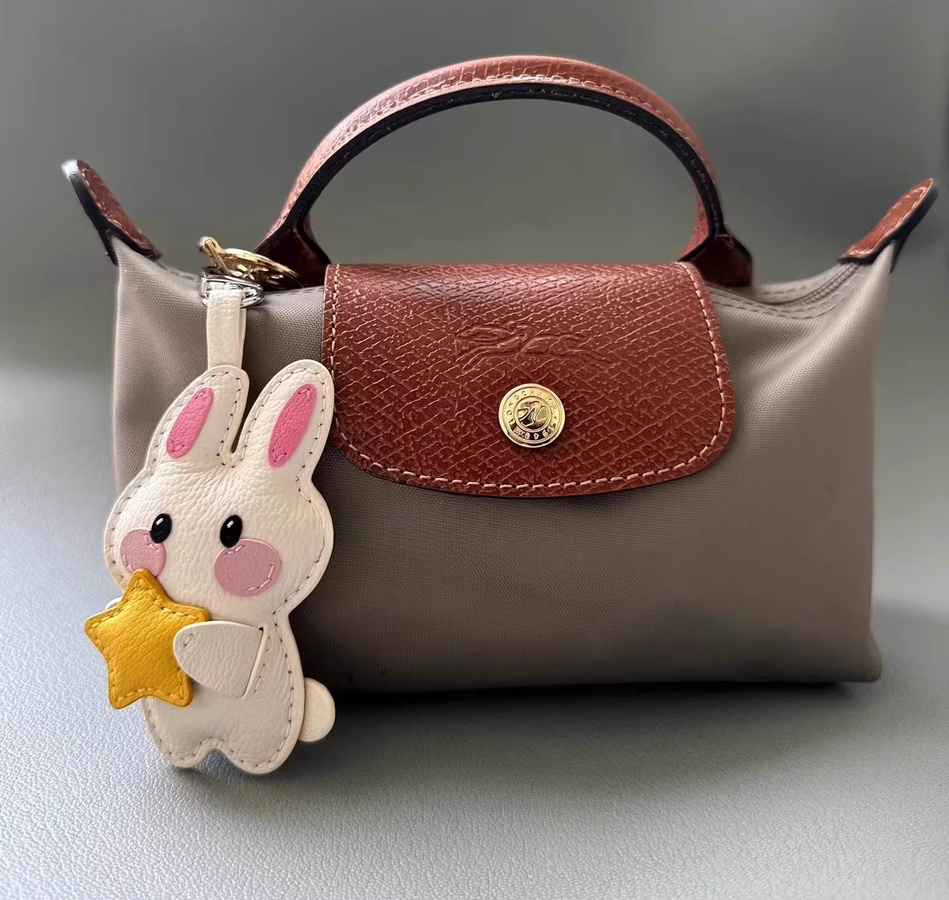 Anhänger Kaninchen, echtes Leder, Unisex - Bild 2