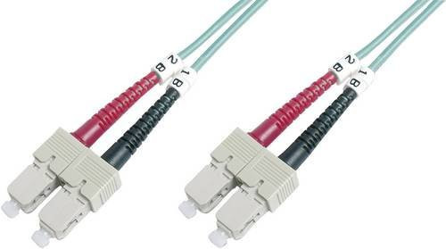 Digitus DK-2522-03-4 Glasfaser LWL Anschlusskabel Multicolour mit 1x SC-Stecker auf 1x SC-Stecker, 50/125 µ Multimod - Bild 1