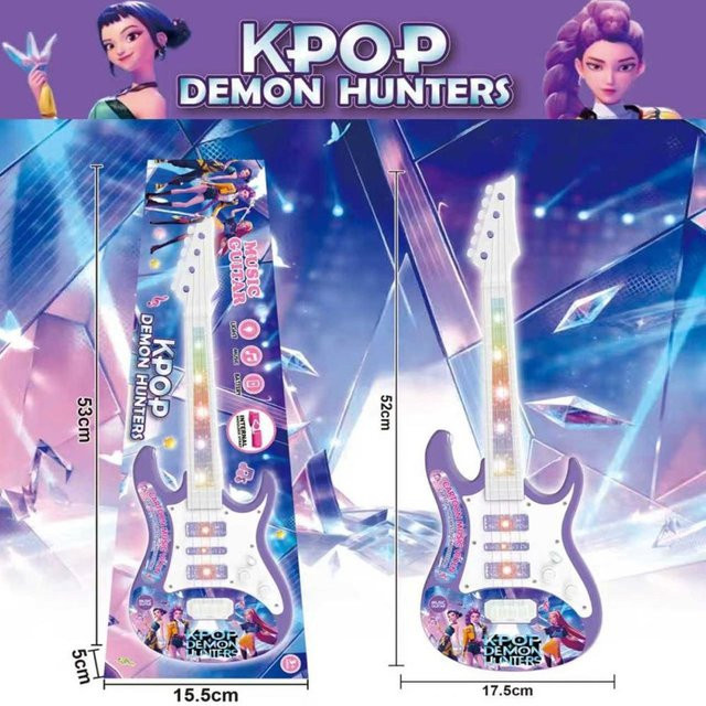 Discover Intime Kpop Dämon Musik Mikrofon, Kinderspielzeug, mit Licht, Bunt / Mehrfarbig - Bild 1