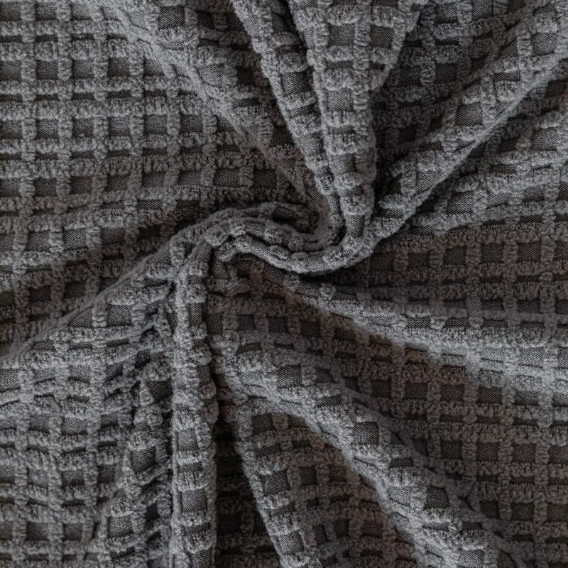 HOMEMOTION Elastischer Sofabezug aus Jacquard für 2-Sitzer, Farbe: Licht Kaffee - Bild 1