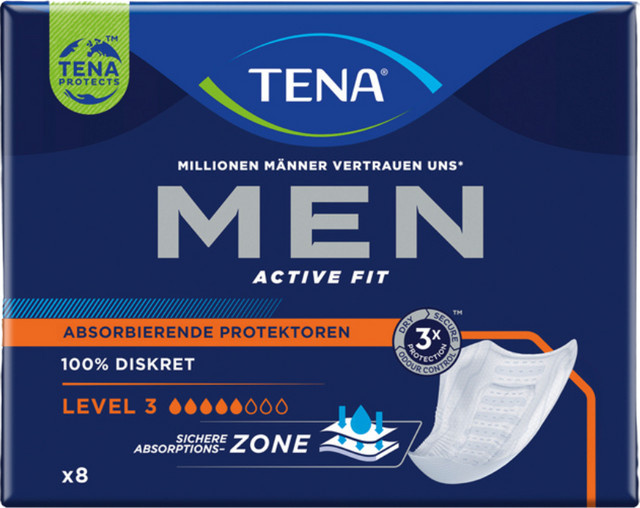 TENA Men Level 3 Protektor Super, 8 Stück, Herren - Bild 1