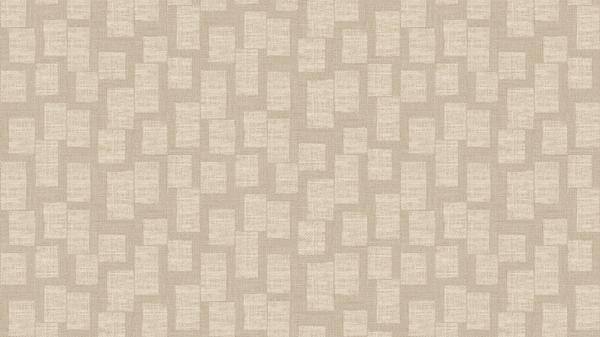 Arte Essentials Tapete Esparto Africano in Beige mit ethnischem und geometrischem Design aus Vlies - Bild 1