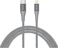 Nevox USB-C auf Lightning Adapterkabel in Silber/Grau - Bild 1