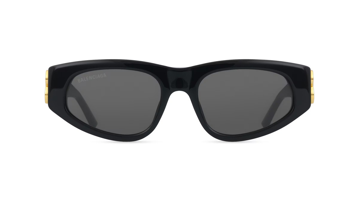 Balenciaga BB0095S Sonnenbrille Cat Eye, Vollrand, Acetat, schwarz, Damen - Bild 1