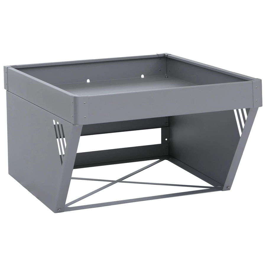 PROREGAL Mähroboter-Garage mit Pflanzkasten aus Metall in Grau, H x B x T: 40 x 60 x 70 cm - Bild 2