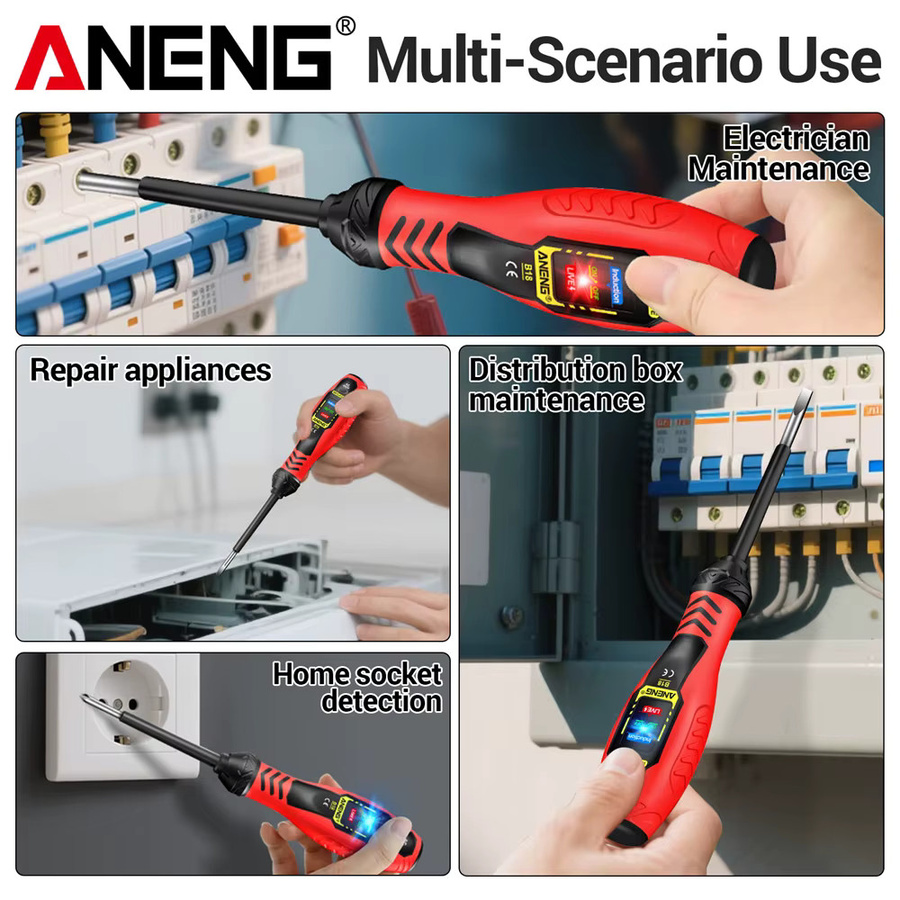 ANENG Elektriker Werkzeuge Set mit B18 Highlight Spannungstester und SZ202 Digital-Multimeter - Bild 3
