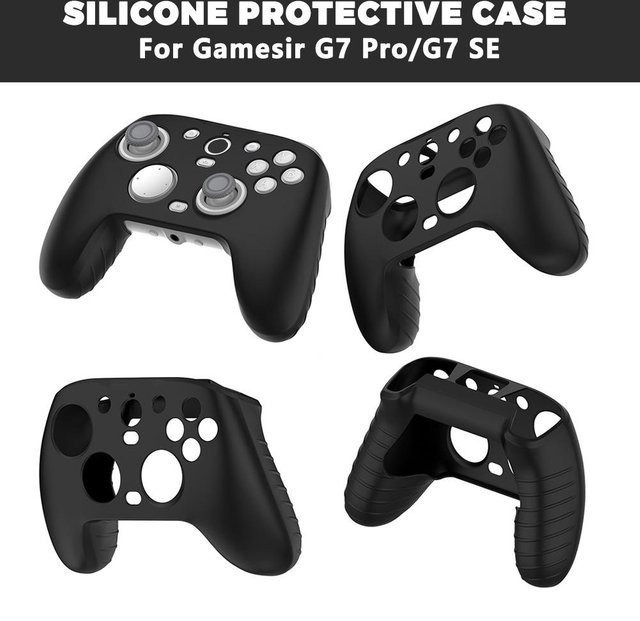 GameSir Silikon Schutzhülle für G7 Pro und G7 SE in Schwarz, stoßfeste und staubdichte Anti-Rutsch Abdeckung für deinen Game Controller - Bild 1
