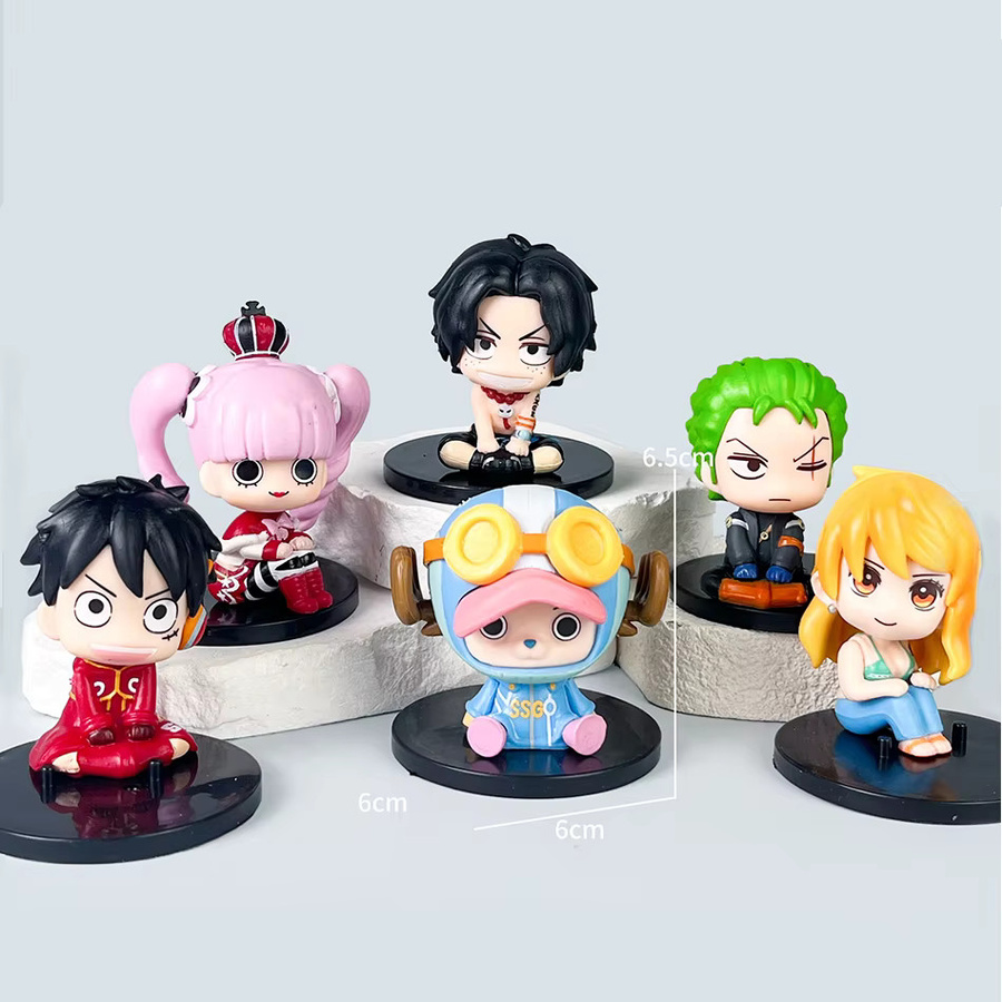 Bandai One Piece Sitzfiguren Blindbox, Mini-Charaktere, PVC-Statuen - Bild 4