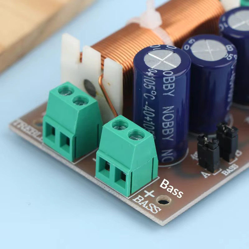 Sommer4 400W Audio-Frequenzweiche 2-Kanal-Crossover-Filtermodul als einstellbare Vollbereichs-Höhen- und Bassweiche in Multicolor - Bild 2