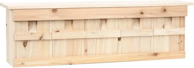 vidaXL 5-Kammer-Spatzenhaus aus Holz in Braun B/H/T: 68 x 21 x 15 cm - Bild 1