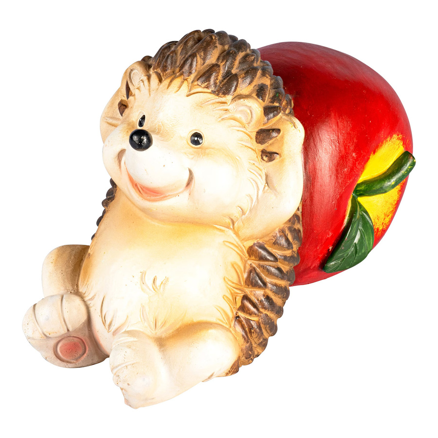 Dekofigur Igel saftiger Apfel von viva domo in Mehrfarbig aus Keramik - Bild 2