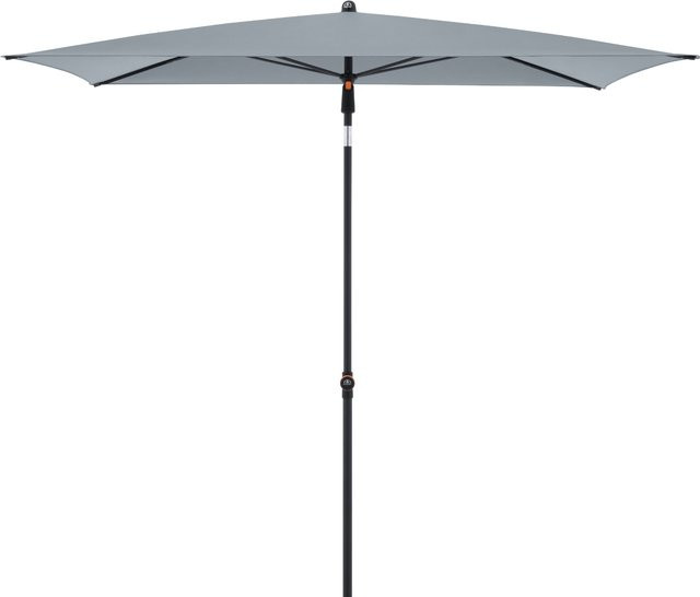 Doppler Sonnenschirm myZONE Mittelstockschirm Manual, hellgrau, B: 190 cm, T: 125 cm - Bild 1