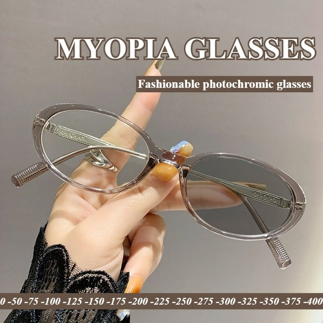 Photochrome Korrektionsbrille, Vollrand, oval, Metall, Unisex - Bild 1