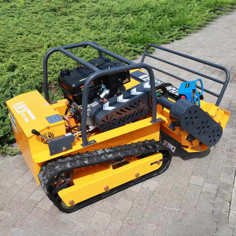 AIWEIYA Profi-Rasenmäher mit 4-Takt-Motor und Fernbedienung in Gelb - Bild 2