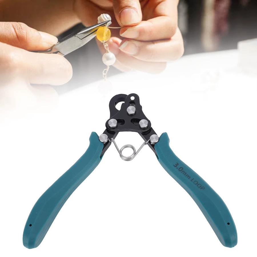 KKMOON Looper-Zange in Grün, 9-poliges Drahtschlaufenwerkzeug mit 3 mm Durchmesser für 18–26 AWG-Drähte - Bild 2