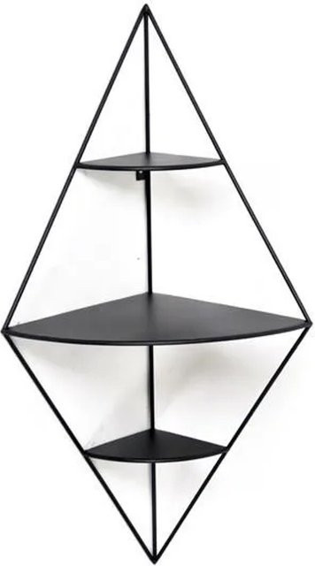 Mömax Eckregal aus Metall in Schwarz im Industrial-Design - Bild 1