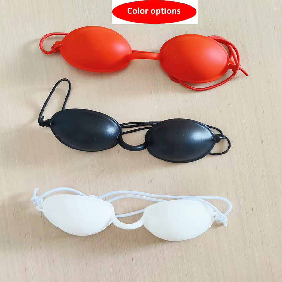 Laserschutzbrille leeyongin aus Silikon in Weiß für IPL Laser LED UV Photon Beauty Rotlichttherapie - Bild 3