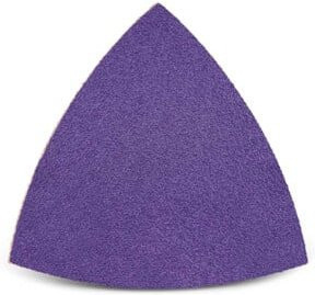 Menzer Klett-Schleifblätter für Deltaschleifer, Körnung K400, Durchmesser: 82 mm, Farbe: Lila - Bild 1